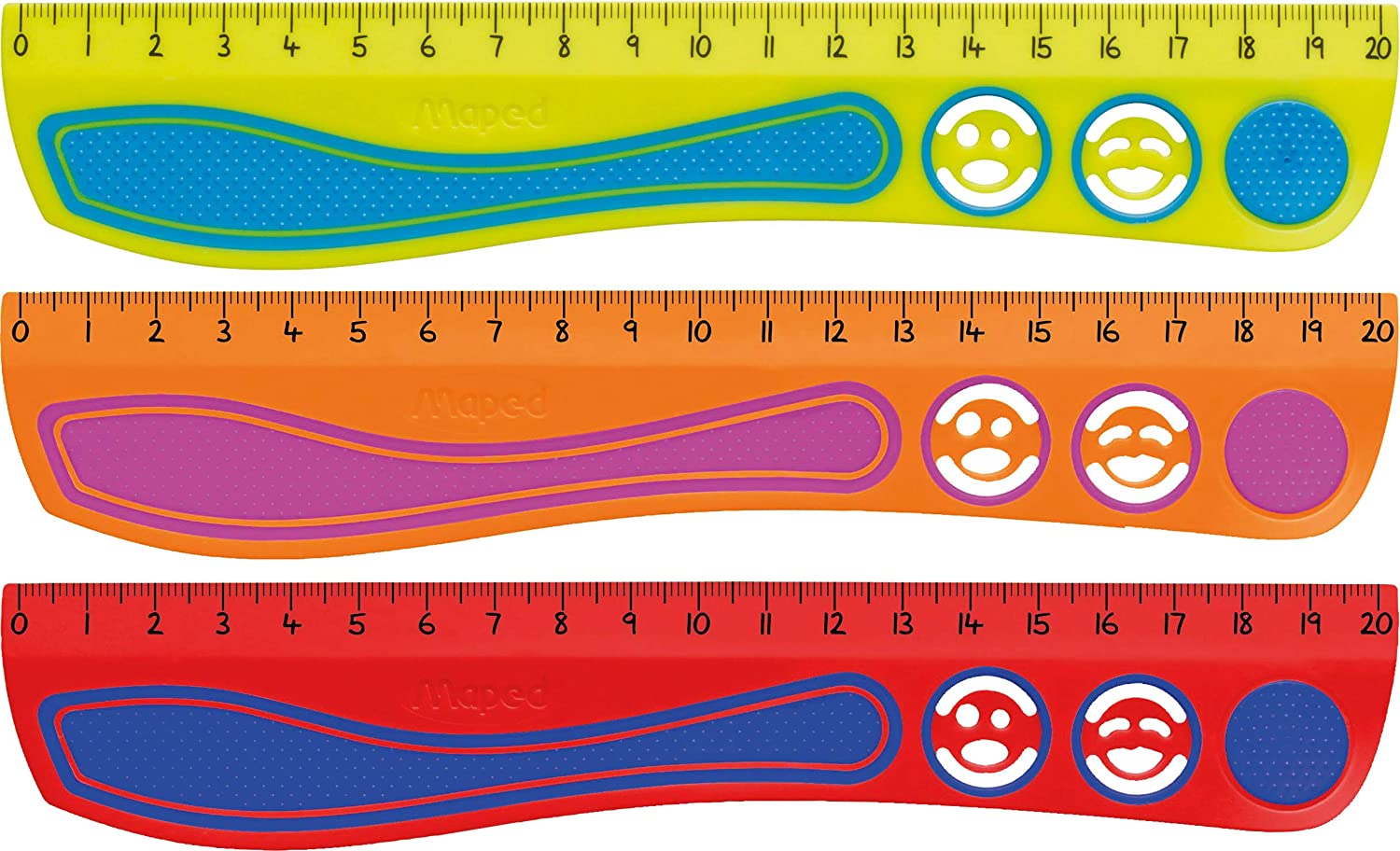 Maped règle plate Cristal - 400 mm - en plastique