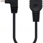 Nano Cable 10.01.3100 – Câble USB 2.0 OTG coudé Micro, mâle-Femelle, Noir, 15cm