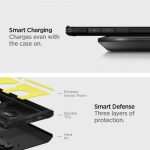 Spigen Tough Armor Coque Compatible avec Samsung Galaxy Note 10 Plus – Noir – 6