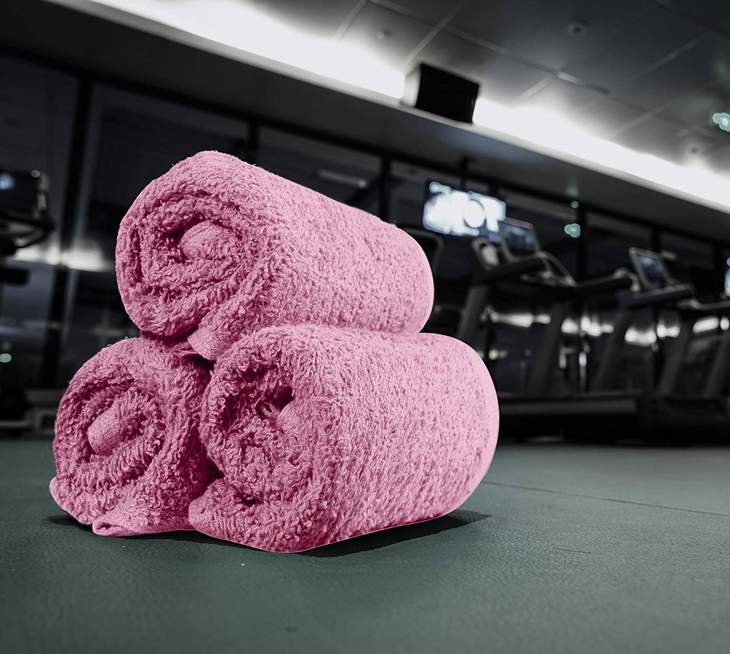 Utopia Towels – Petites Serviettes, débarbouillettes – 30 x 30 cm (24 Paquets, Rose) – 8