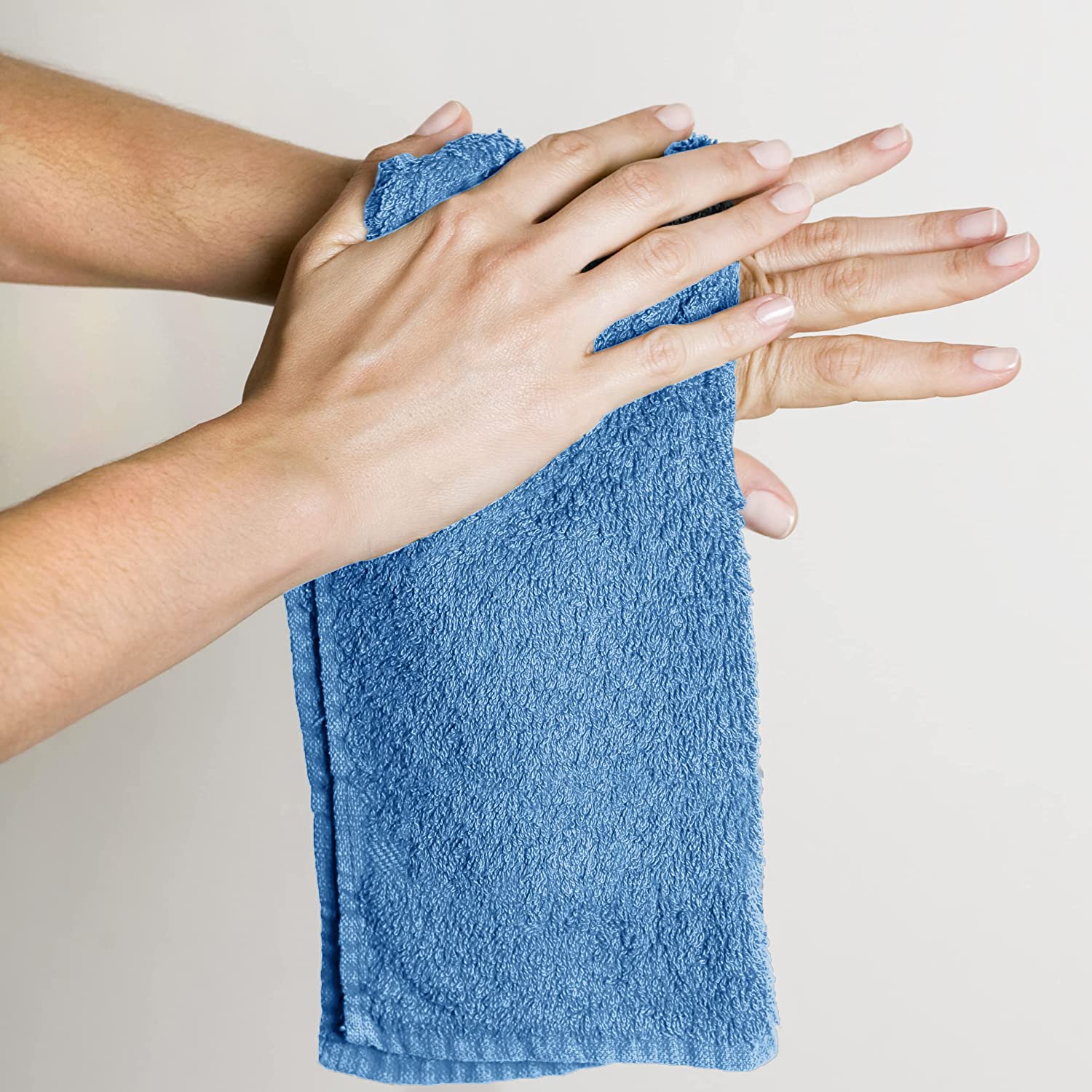 Utopia Towels – Petites Serviettes, débarbouillettes – 30 x 30 cm (60 Paquets, Bleu électrique) – 2