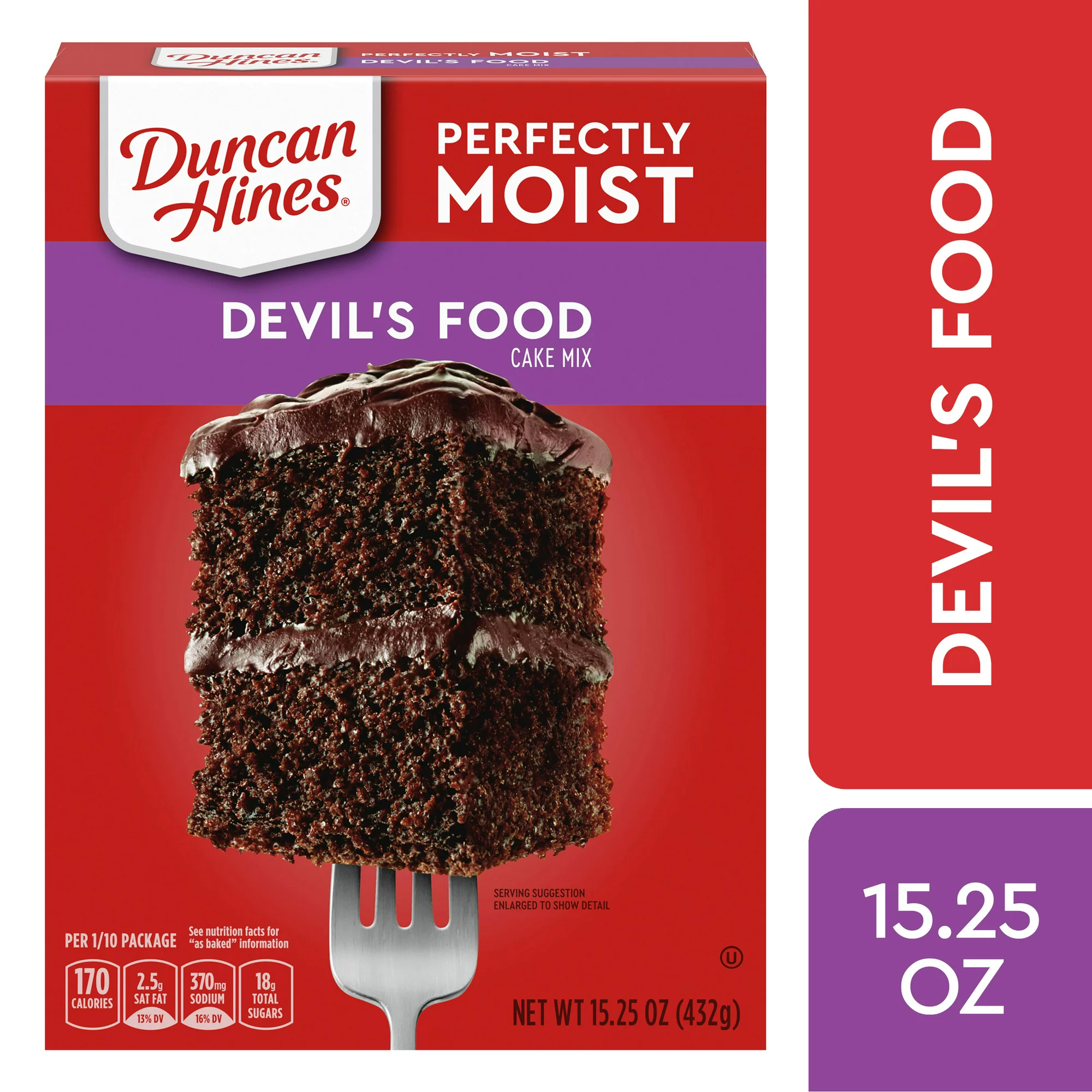 Mélange à gâteau au chocolat Duncan Hines Devils Food 15,25 oz