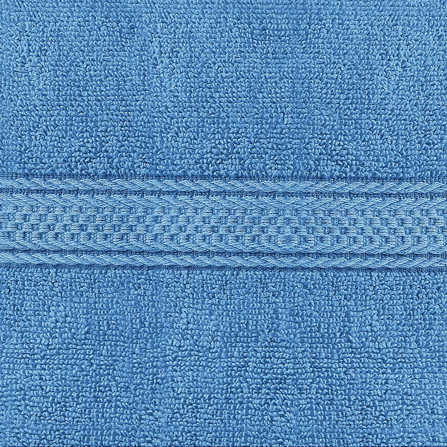 Lot de 6 serviettes Utopia en coton 600 g par m² bleu électrique 2