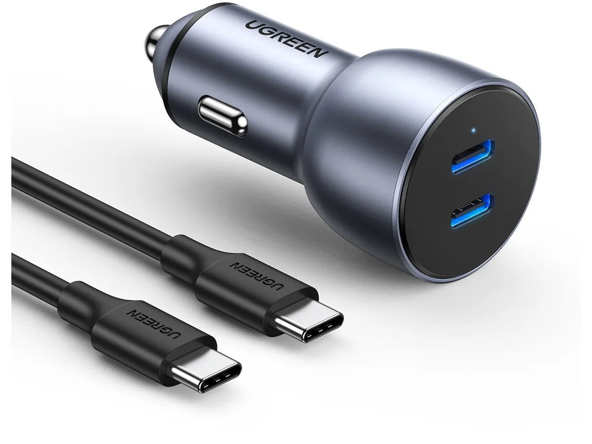 UGREEN-Chargeur-de-Voiture-USB-C-40W-Type-C-Chargeur-de-Voiture-PD-20W-PD-20W-Adaptateur-de-Chargeur-de-Voiture-Rapide-Double-Port 3