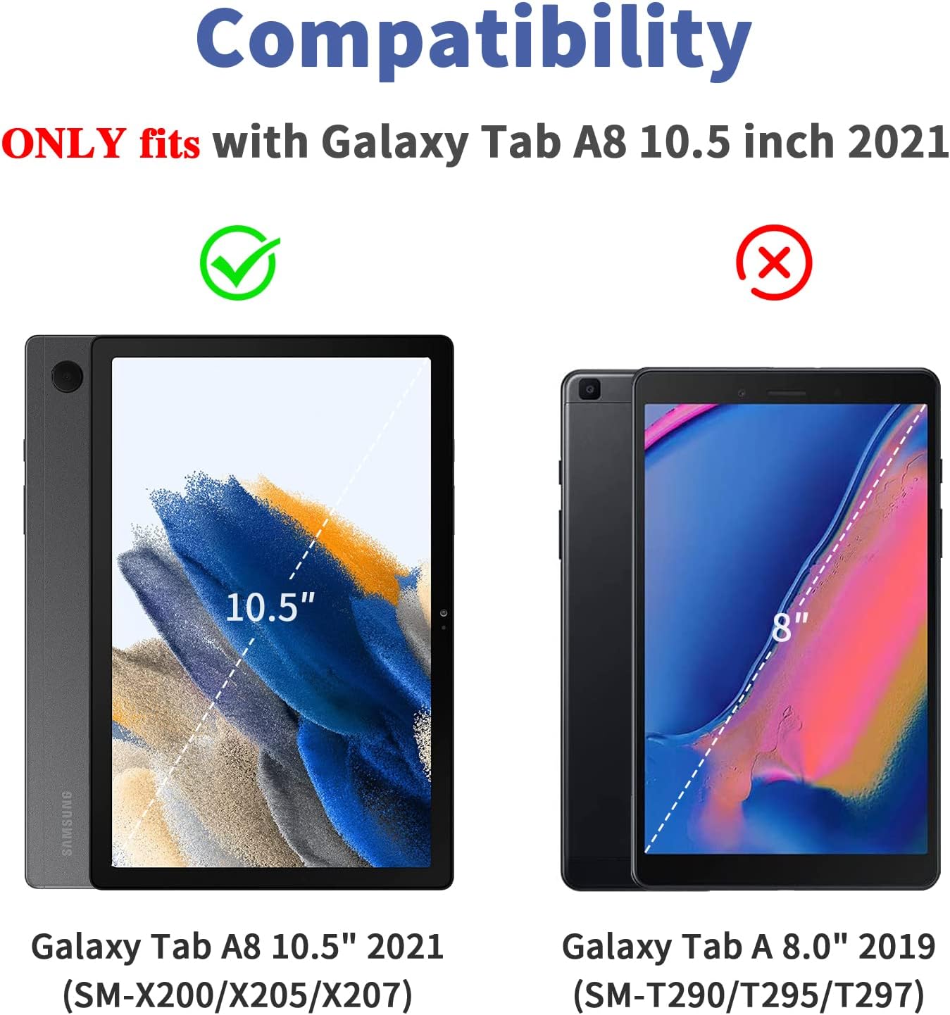 Verre Trempé tablette Galaxy Tab A Galaxy Tab A8 10.5 2021 - Film