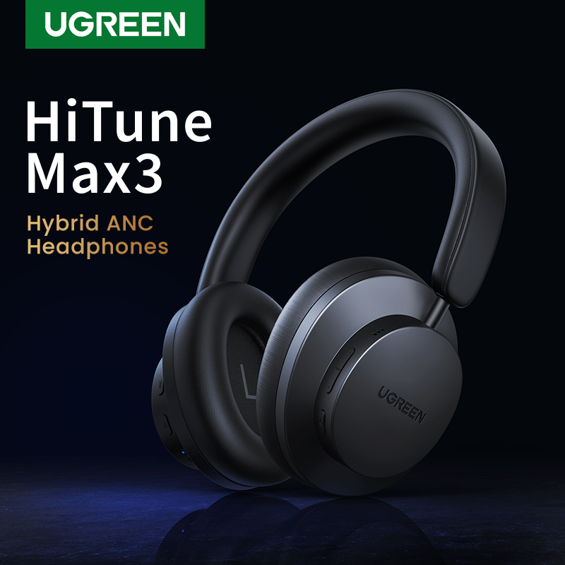 Casque HiTune Max 3 sans Fil Hybride avec Annulation Active du Bruit de 60 Heures, Audio Spatial 3D, détection Automatique – UGREEN 4