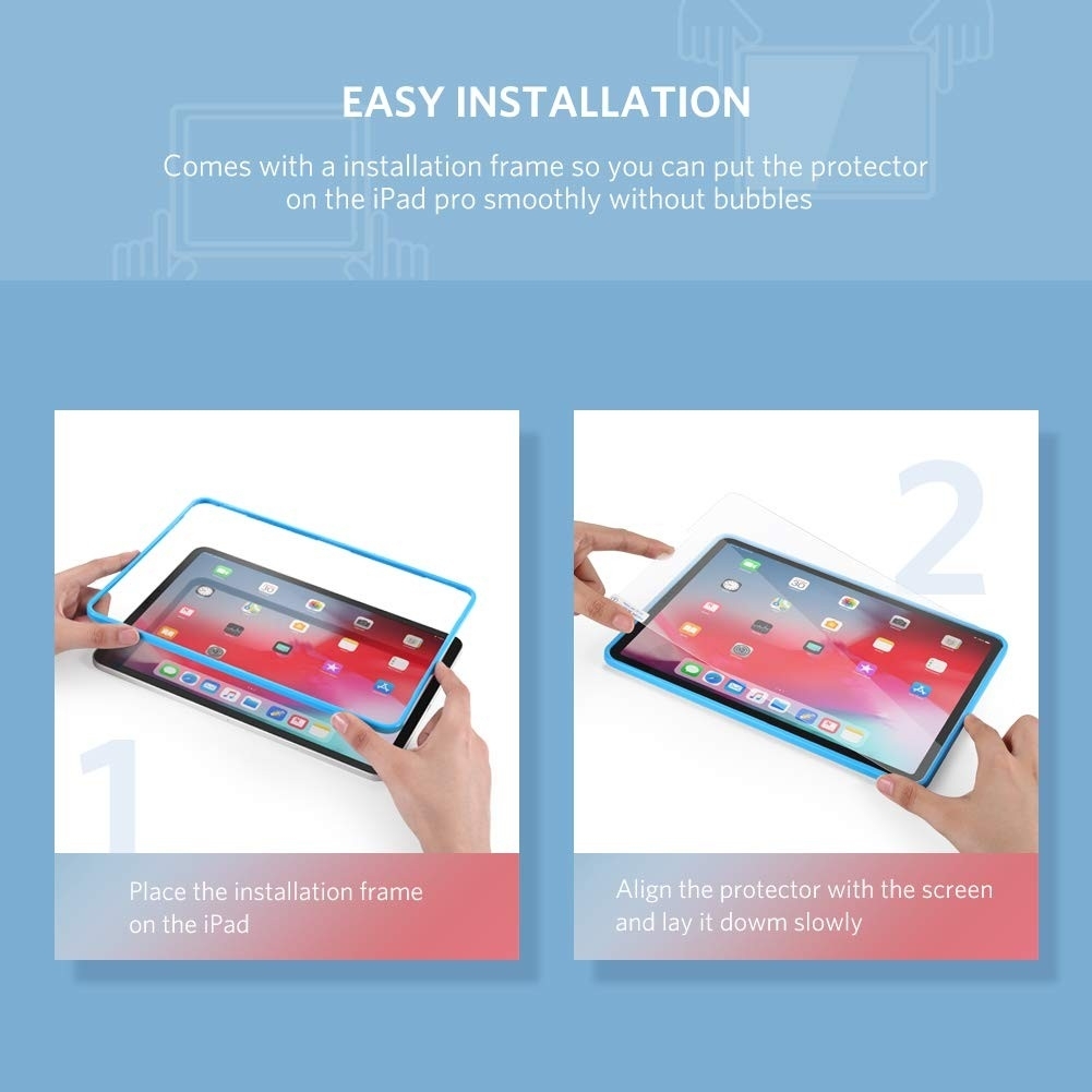 Protecteur d’écran pour iPad Pro HD 1 pièce par sac 12,9 pouces – UGREEN 2