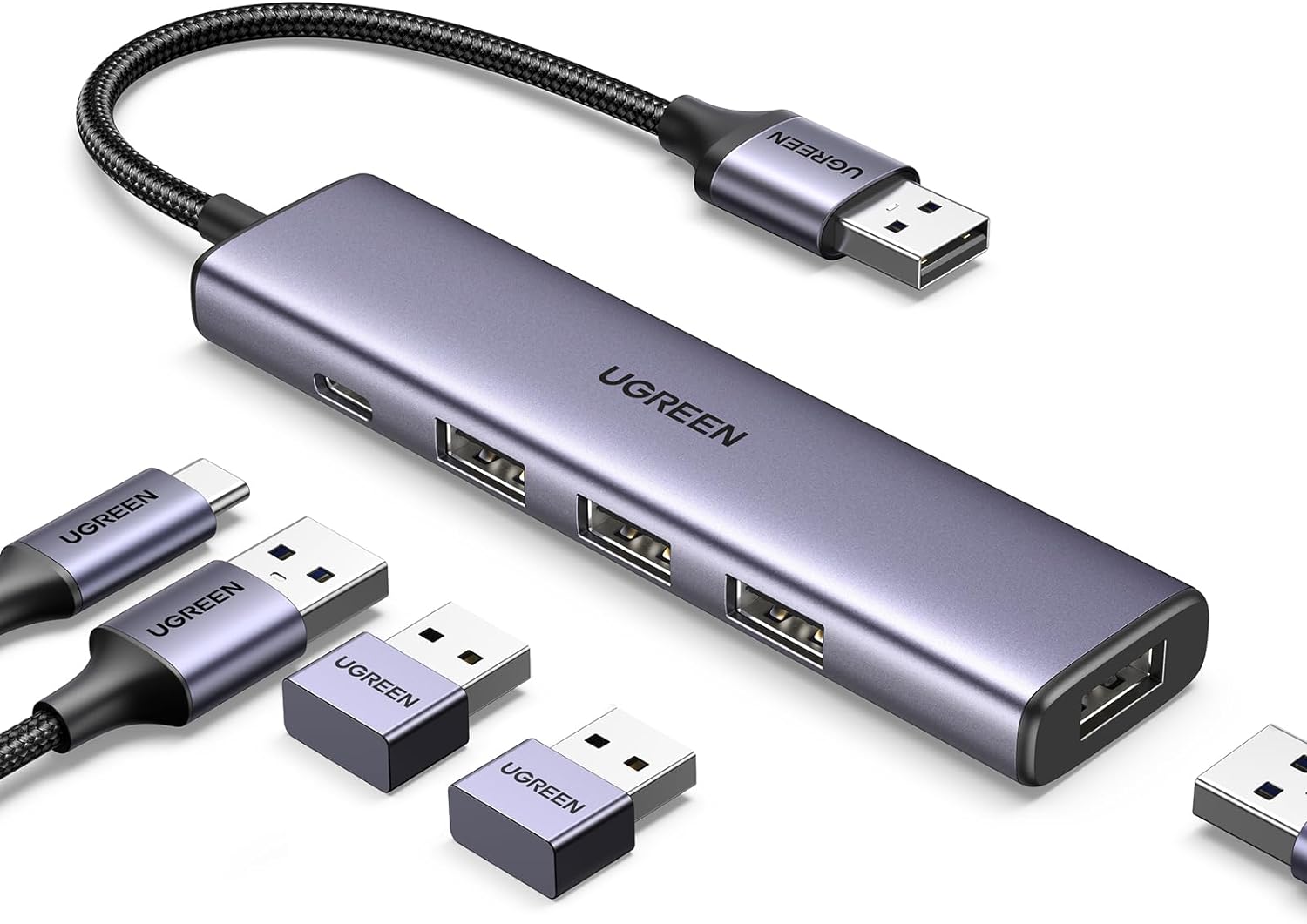 Adaptateur (Hub) USB 3.0 vers 4 Ports USB 3.0 – UGREEN 8