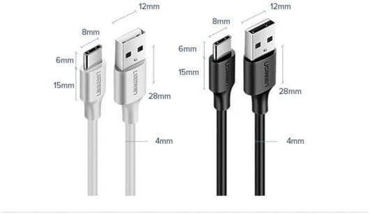 Cable Cabo USB – USB C 3A 2M Preto – UGREEN 3