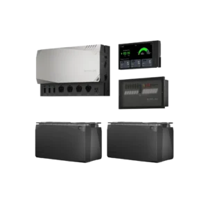 Kit Indépendance 10KWh – EcoFlow avec batteries, panneau de distribution et console.