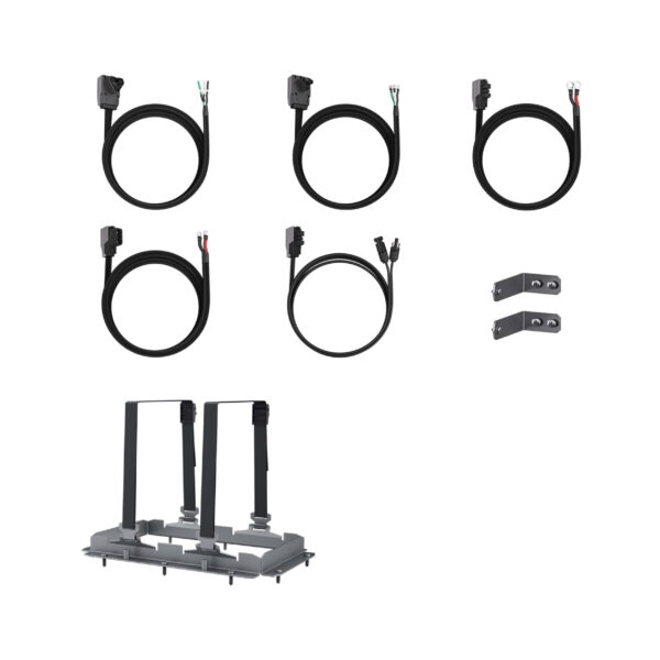 Câbles et accessoires inclus dans le Kit solaire Indépendance - EcoFlow.