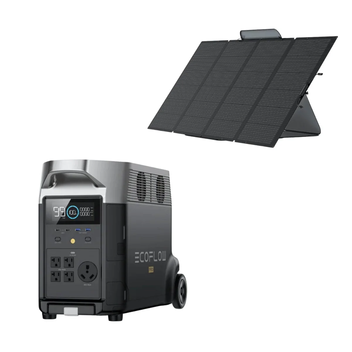 EcoFlowDeltaProand400WSolarPanelCombo