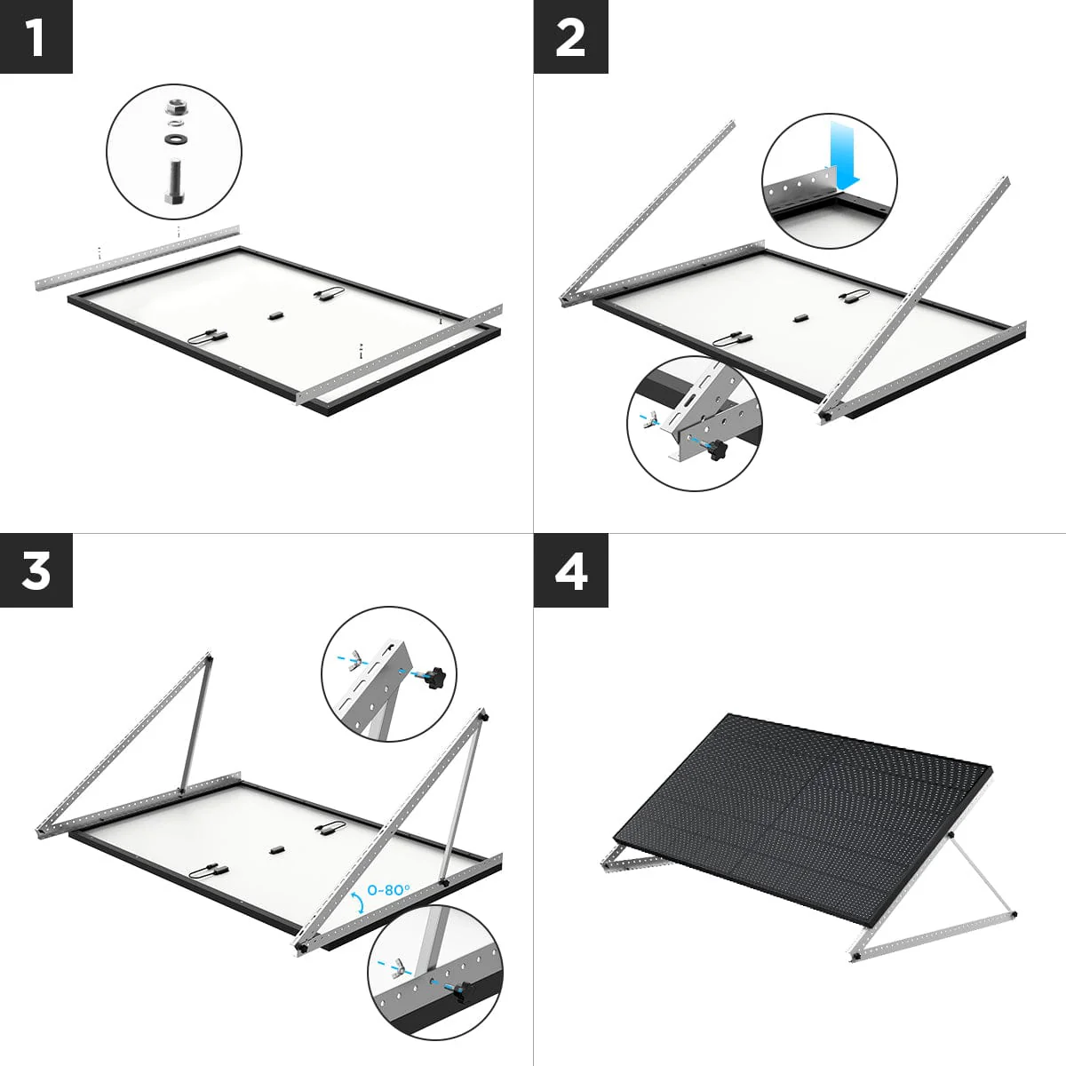 support-solaire-réglable-127-centimetres-ecoFlow-3