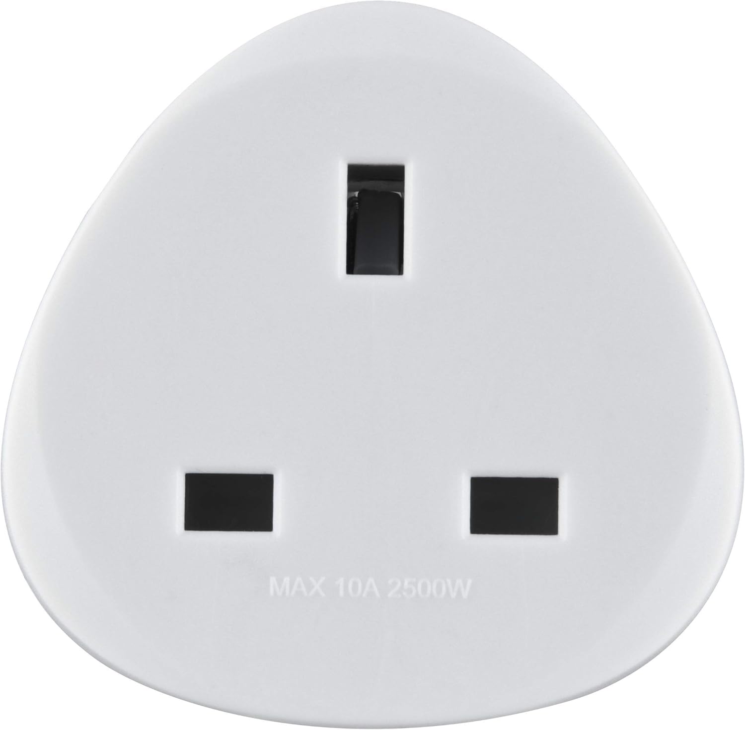 Electraline 70058 Adaptateur de voyage UK vers France:Europe, blanc – 1