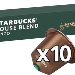 Café Starbucks Torréfaction Ambrée - Boîte de 10 capsules compatibles Nespresso, idéale pour les amateurs de café au Mali