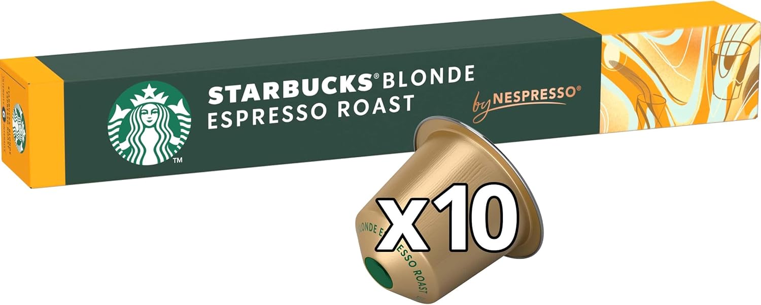 Paquet de capsules Café Starbucks Torréfaction Blonde compatibles Nespresso